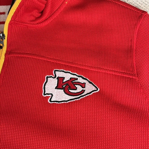 NFL team apparel Men's Quarter-Zip Pullover Sweatshirt with Zipper Pockets - Picture 6 of 15